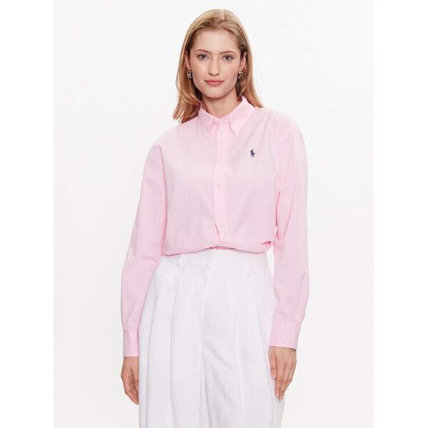Polo Ralph Lauren Koszula 211915947001 Różowy Regular Fit