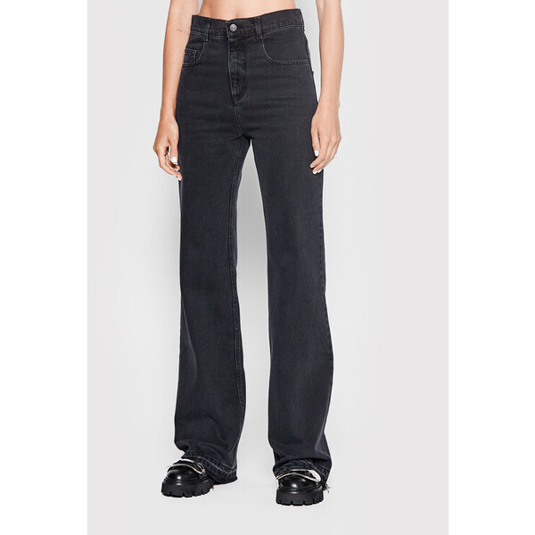 N°21 Jeansy 22I N2M0 2301 0023 Czarny Relaxed Fit