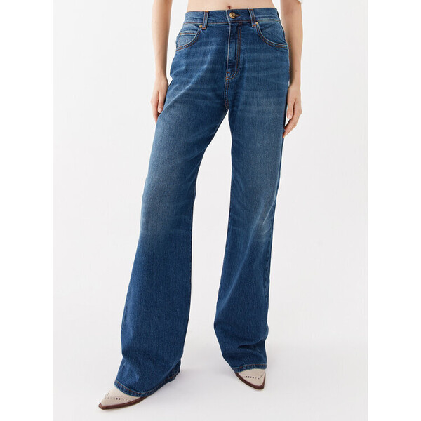 Pinko Jeansy Wanda 101733 A141 Granatowy Relaxed Fit