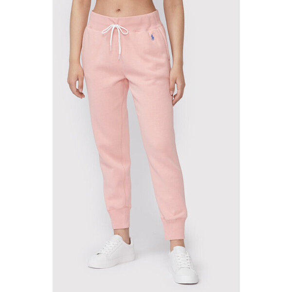 Polo Ralph Lauren Spodnie dresowe 211794397022 Różowy Regular Fit