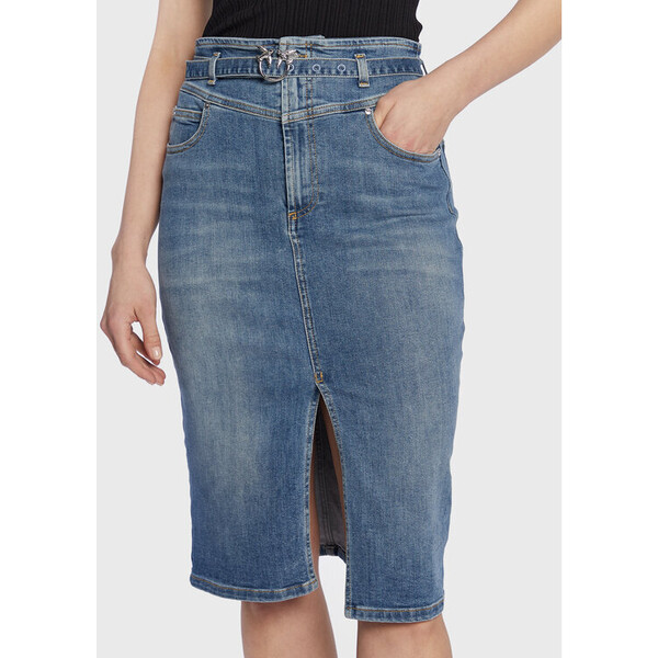 Pinko Spódnica jeansowa Ringhio 100223 A0FS Niebieski Regular Fit