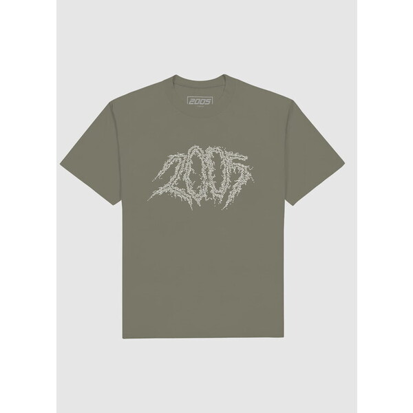 2005 T-Shirt Metal Khaki Oversize