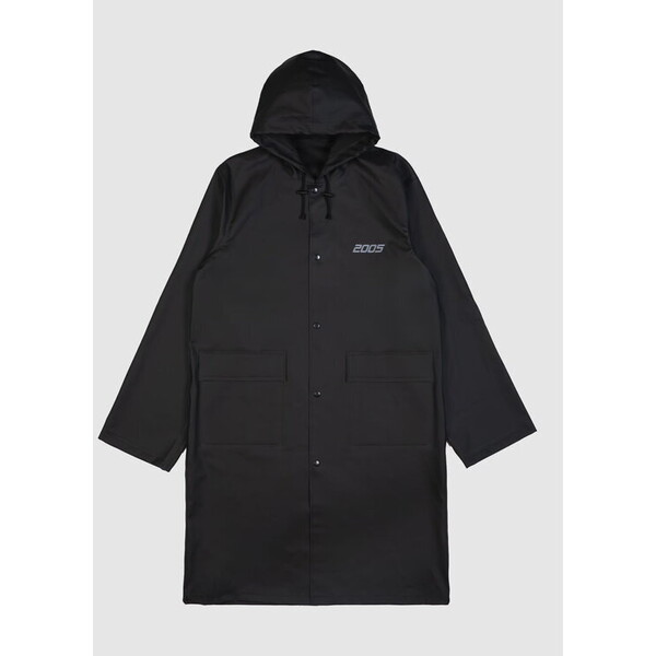 2005 Płaszcz VINYL RAINCOAT Czarny Oversize