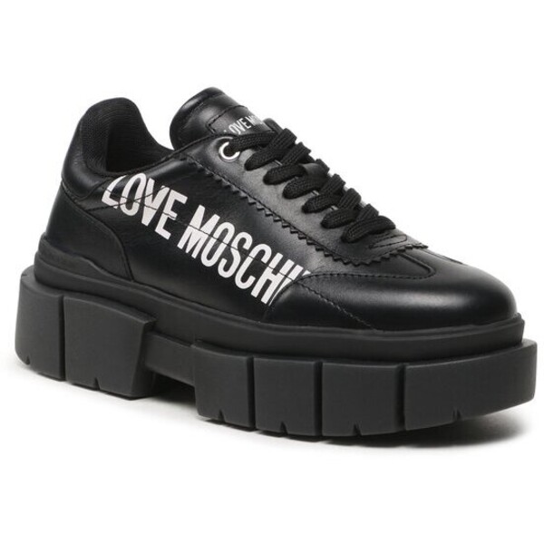 LOVE MOSCHINO Sneakersy JA15666G1HIA0000 Czarny