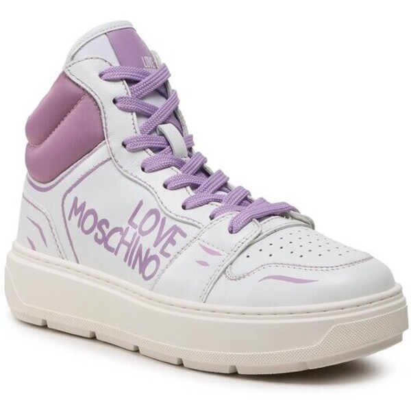 LOVE MOSCHINO Sneakersy JA15264G1GIAA10C Biały