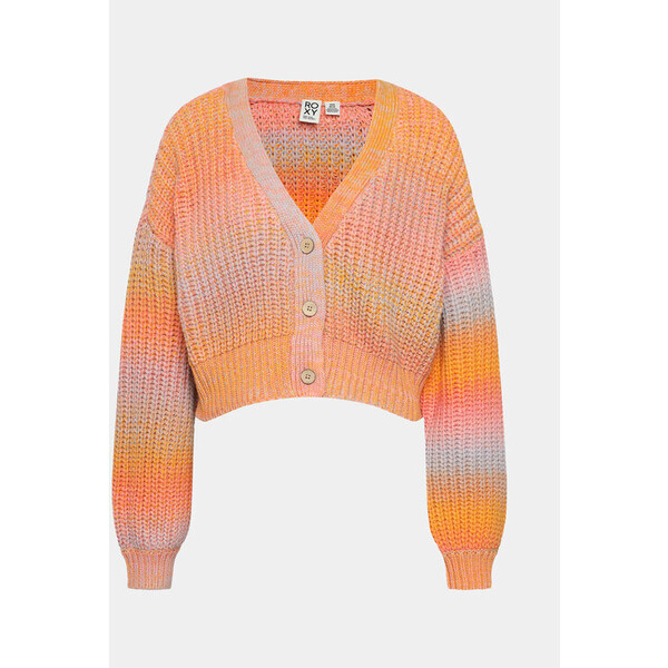 Roxy Kardigan Sundaze Sweater Swtr ARJSW03307 Różowy Regular Fit
