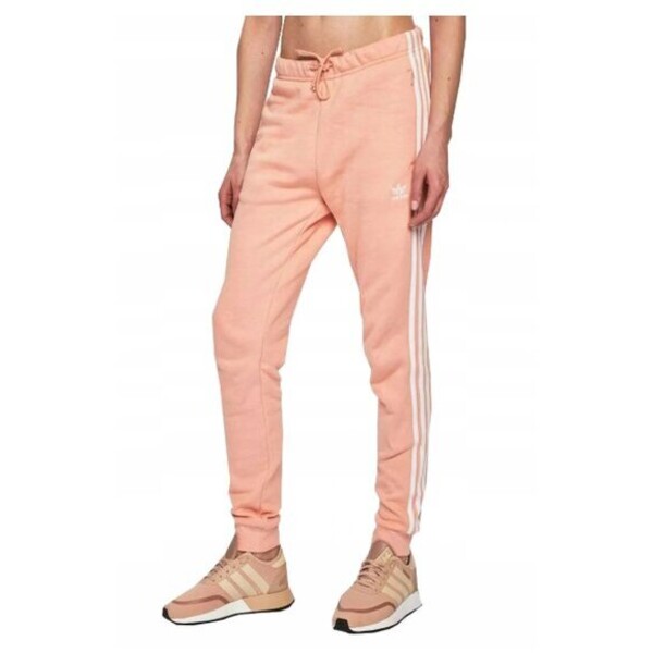 adidas Originals Spodnie dresowe REGULAR TP CUF Różowy Regular Fit