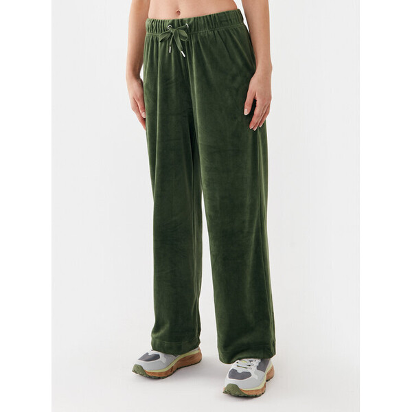 ONLY Spodnie dresowe 15302628 Zielony Wide Leg