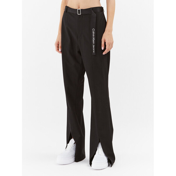 Calvin Klein Jeans Spodnie materiałowe J20J222332 Czarny Regular Fit