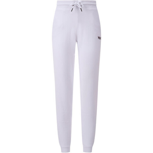Yeaz Spodnie dresowe CHILAX Biały Slim Fit