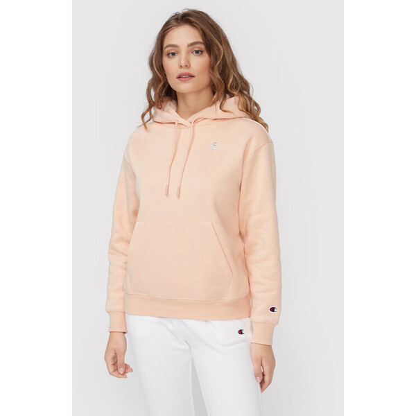 Champion Bluza Embroidery 115479 Pomarańczowy Relaxed Fit
