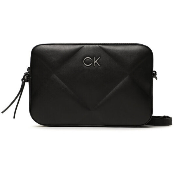 Calvin Klein Torebka Re-Lock Quilt Camera Bag K60K610767 Czarny
