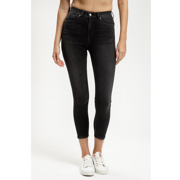 Cross Jeans Jeansy P 429-149 Szary Super Skinny Fit