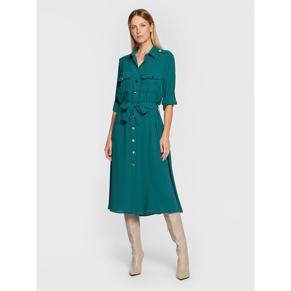 Imperial Sukienka koszulowa ACY3EGW Zielony Regular Fit