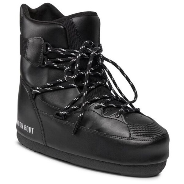 Moon Boot Śniegowce Sneaker Mid 14028200001 Czarny