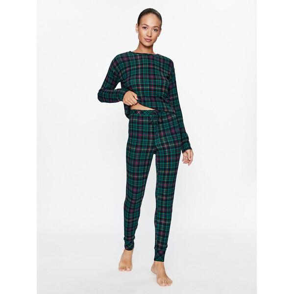 Lauren Ralph Lauren Piżama 2Pc Garment ILN92292 Zielony Regular Fit