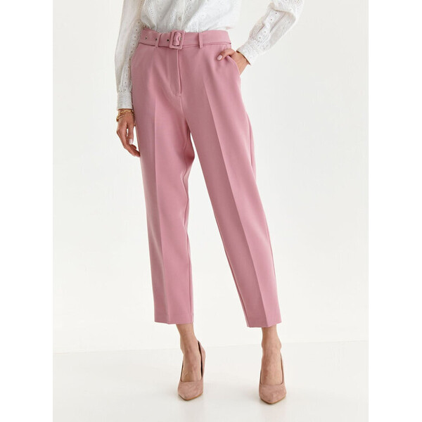 Top Secret Spodnie materiałowe SSP4267JR Różowy Regular Fit