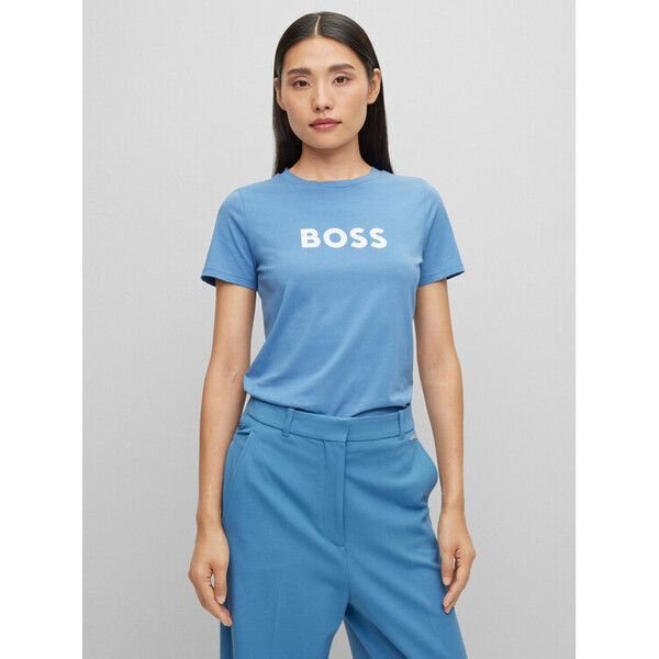 Boss T-Shirt 50468356 Niebieski Regular Fit