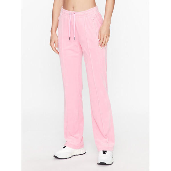 Juicy Couture Spodnie dresowe Tina JCAPW045 Różowy Straight Fit
