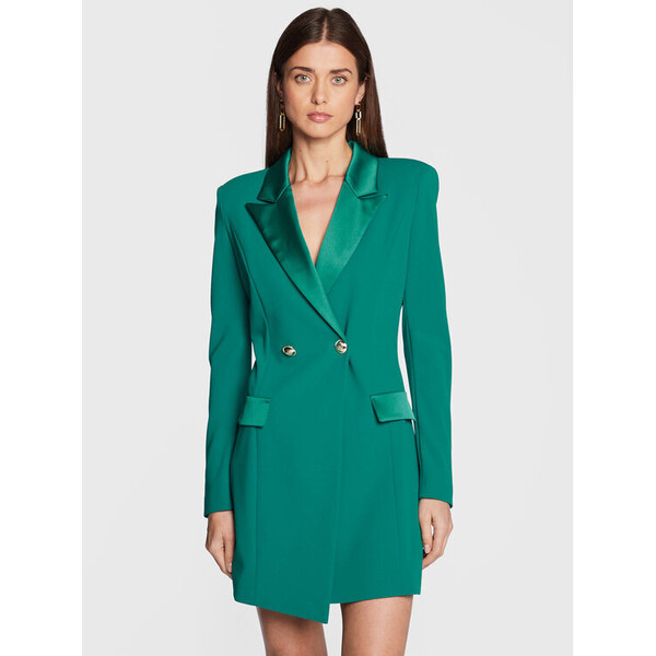 Imperial Sukienka koktajlowa ACKFEAW Zielony Slim Fit
