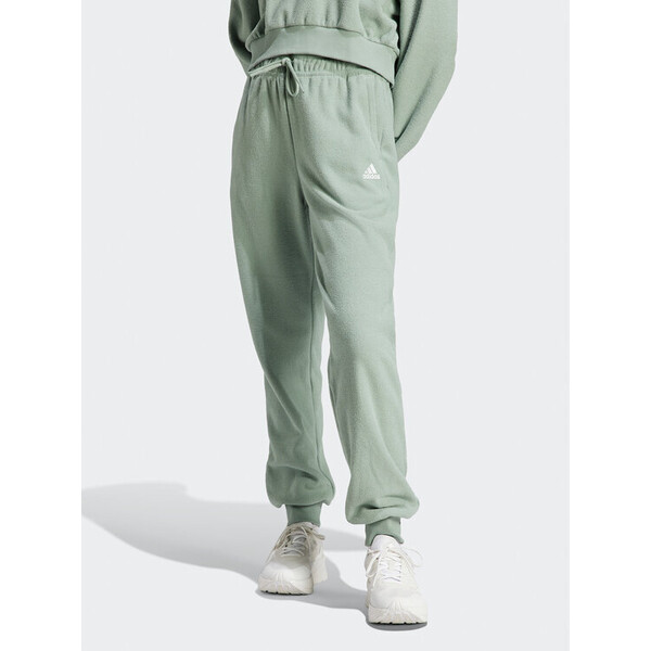 adidas Spodnie dresowe IR8372 Zielony Regular Fit