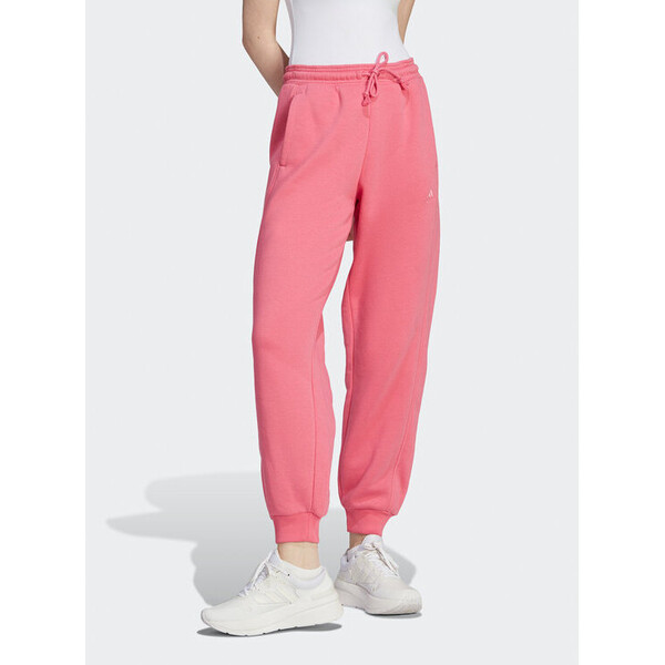 adidas Spodnie dresowe ALL SZN Fleece IM0334 Różowy Loose Fit