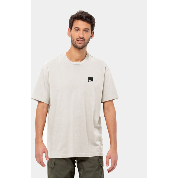Jack Wolfskin T-Shirt Eschenheimer T 1809092 Biały Regular Fit