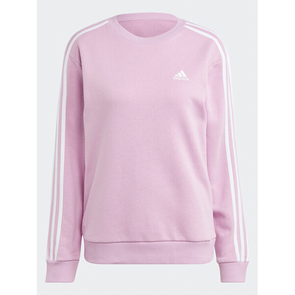adidas Bluza Essentials 3-Stripes IM0213 Różowy Regular Fit