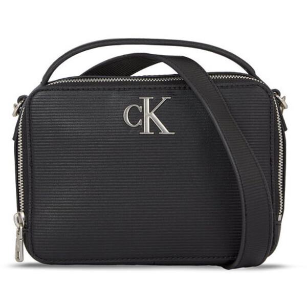 Calvin Klein Jeans Torebka Minimal Monogram Camera Bag18 T K60K611222 Czarny