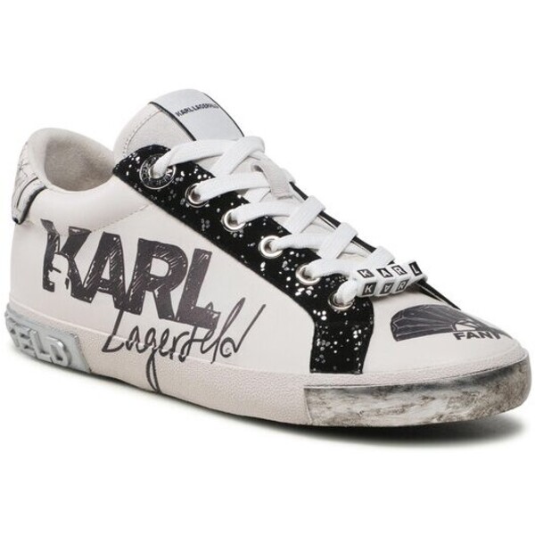 KARL LAGERFELD Sneakersy KL60111 Biały