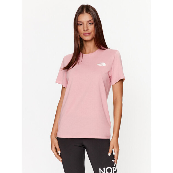 The North Face T-Shirt W Foundation Graphic Tee - EuNF0A86XQI0R1 Różowy Regular Fit