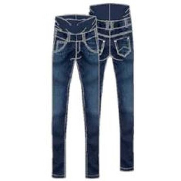 Bellybutton Jeansy 0007550-0012 Granatowy Basic Fit