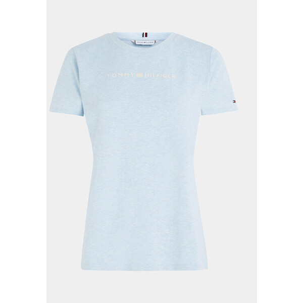 Tommy Hilfiger T-Shirt Frosted WW0WW38813 Niebieski Regular Fit