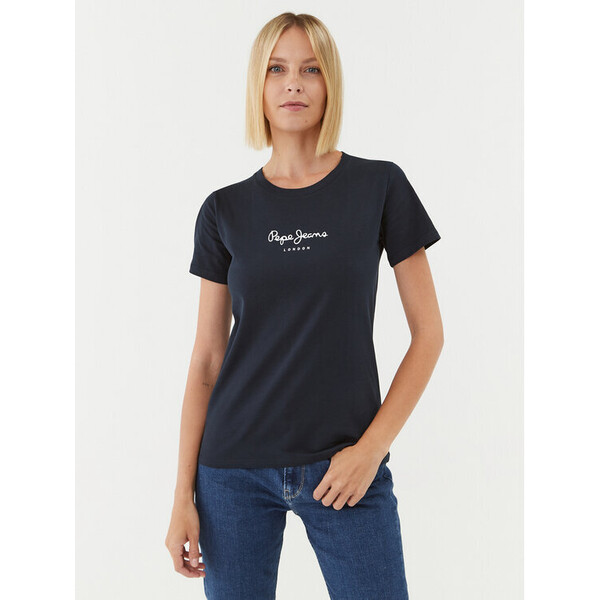 Pepe Jeans T-Shirt Wendys PL505710 Granatowy Regular Fit