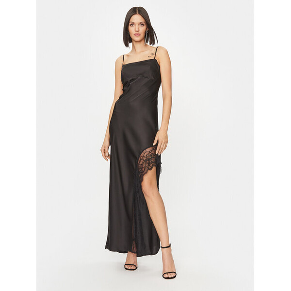 Rinascimento Sukienka wieczorowa CFC0019205002 Czarny Regular Fit