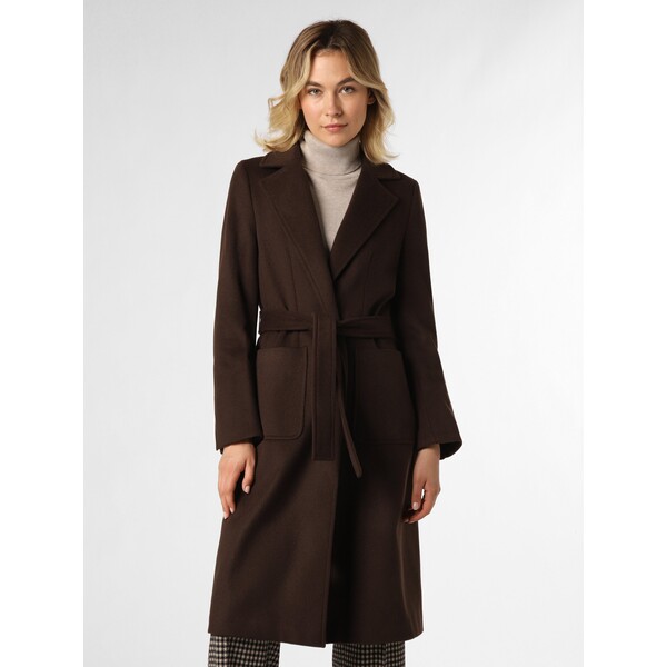 Marie Lund Damski płaszcz wełniany 651784-0001