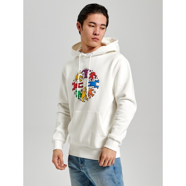 Sinsay Bluza z kapturem Keith Haring 1716O-01X