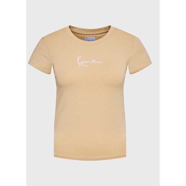 Karl Kani T-Shirt Small Signature 6130617 Beżowy Regular Fit