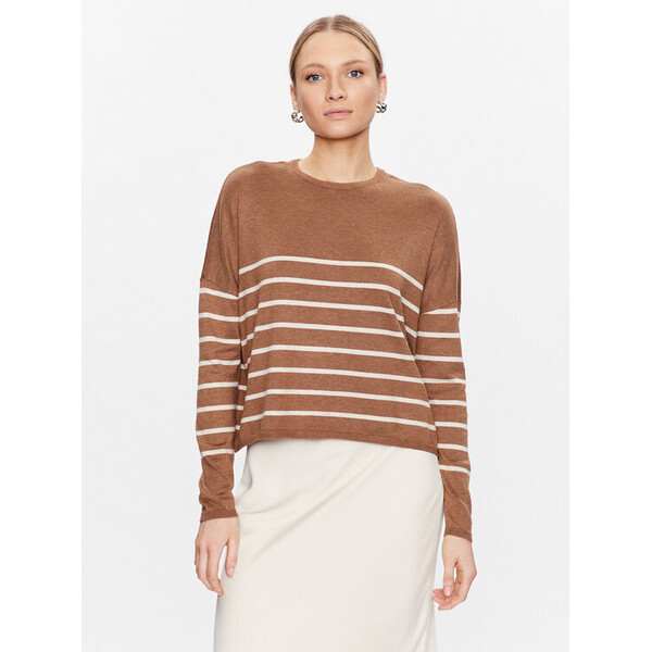 Culture Sweter Annemarie 50109338 Brązowy Boxy Fit
