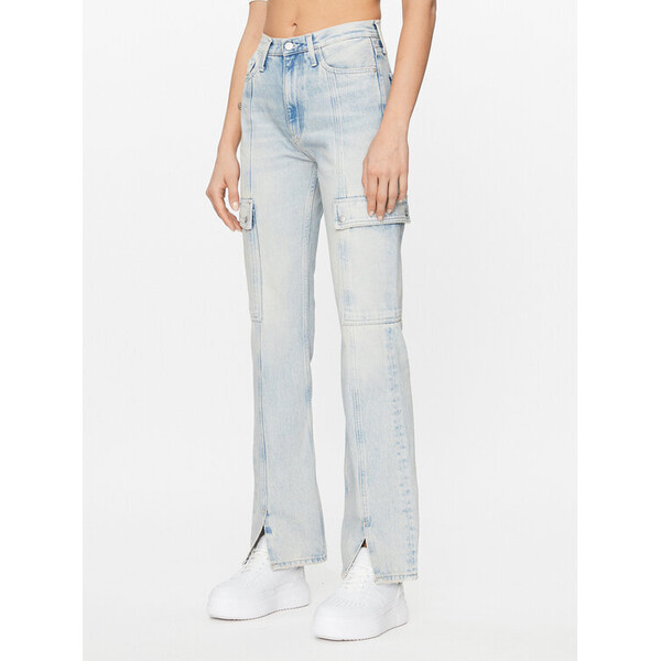 Calvin Klein Jeans Jeansy Authentic J20J221829 Niebieski Bootcut Fit