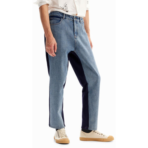 Desigual Hybrydowe spodnie dżinsowe 23WMDD075053