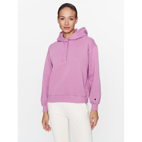 Champion Bluza Hooded Sweatshirt 116678 Różowy Custom Fit