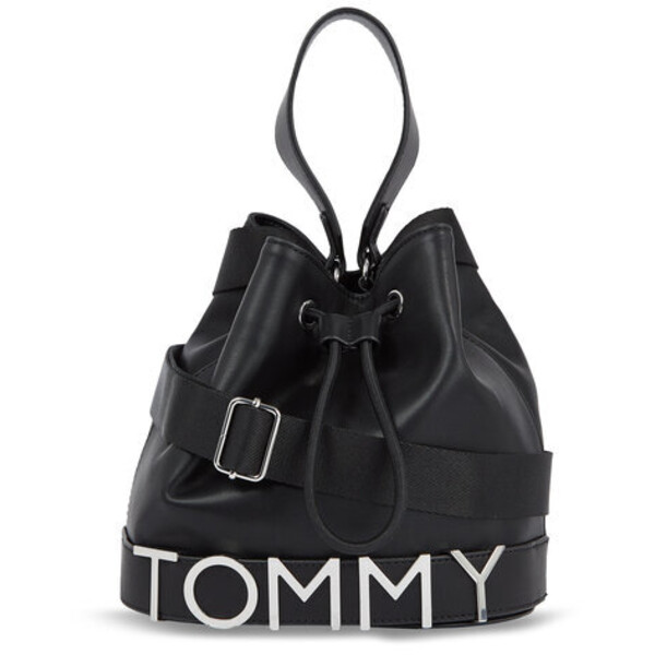 Tommy Jeans Torebka Tjw Bold Bucket Bag AW0AW15430 Czarny