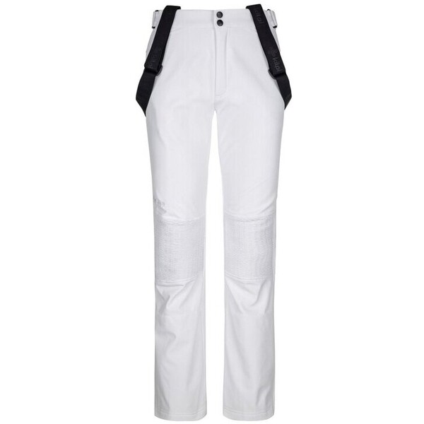 KILPI Spodnie narciarskie DIONE-W Biały Slim Fit