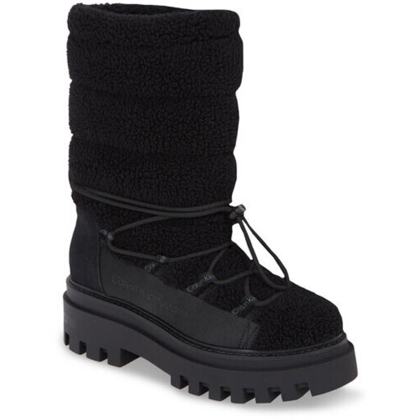 Calvin Klein Jeans Śniegowce Flatform Snow Boot Sherpa Wn YW0YW01195 Czarny