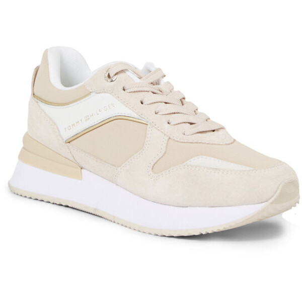 Tommy Hilfiger Sneakersy Elevated Feminine Runner FW0FW07594 Beżowy