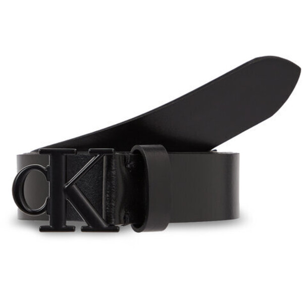 Calvin Klein Jeans Pasek Damski Round Mono Lthr Black Belt K60K611247 Czarny