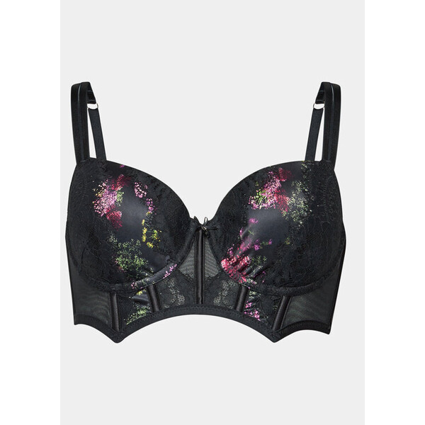 Hunkemöller Biustonosz bardotka Amelie Pd Ll 203517 Czarny