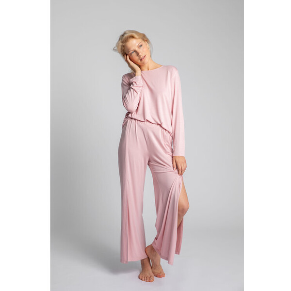 LaLupa Spodnie piżamowe LA026 Różowy Comfortable Fit