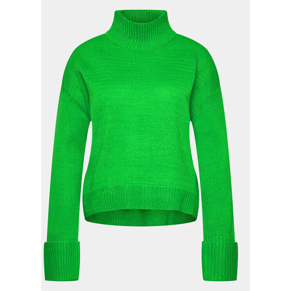 Brave Soul Sweter LK-555ANNAGR Zielony Regular Fit